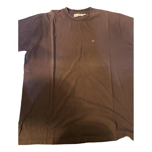 Pre-owned Emporio Armani T-shirt In Brown