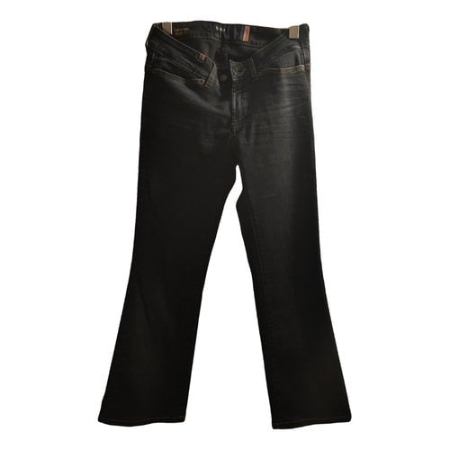 Pre-owned Notify Straight Pants In Navy