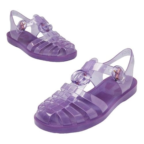Pre-owned Gucci Sandal In Purple