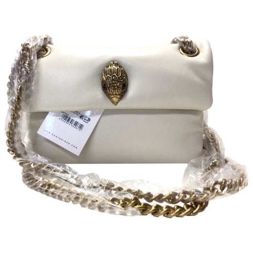 Pre-owned Kurt Geiger Leather Crossbody Bag In White