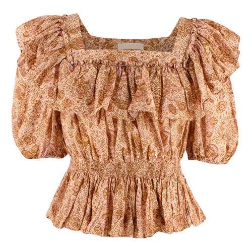 Pre-owned Ulla Johnson Top In Brown