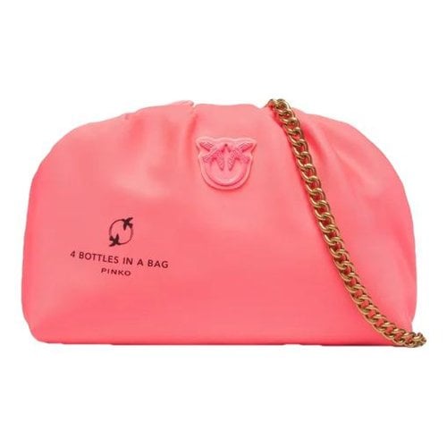 Pre-owned Pinko Clutch Bag In Pink