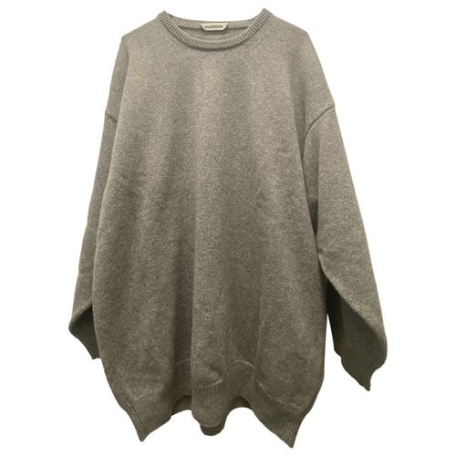 Pre-owned Balenciaga Cashmere Pull In Grey