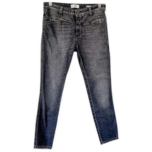 Pre-owned Closed Slim Jeans In Grey