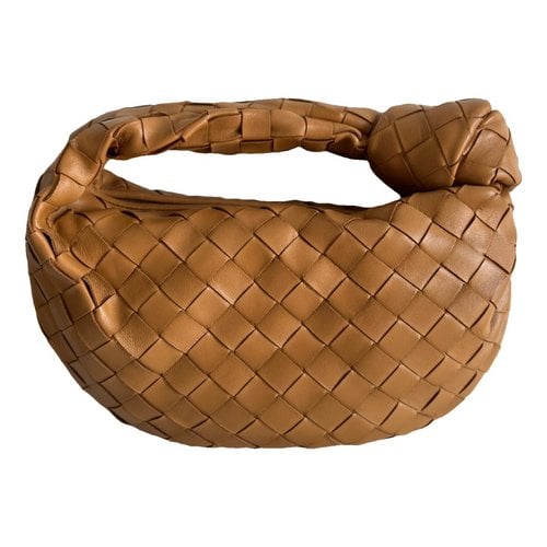 Pre-owned Bottega Veneta Jodie Leather Handbag In Camel
