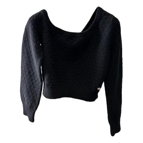 Pre-owned Chanel Cashmere Sweatshirt In Black