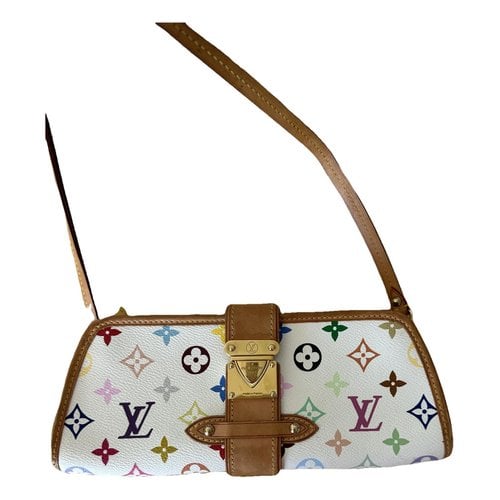 Pre-owned Louis Vuitton Shirley Leather Clutch Bag In Multicolour