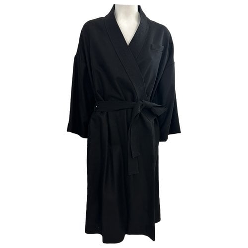 Pre-owned Marc By Marc Jacobs Wool Coat In Black