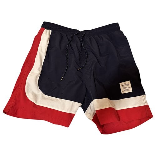 Pre-owned Tommy Hilfiger Mini Short In Black