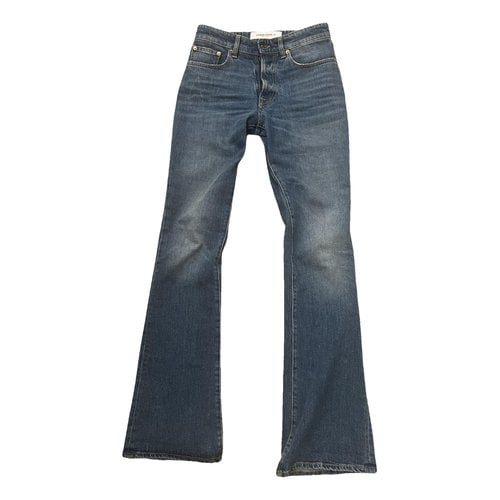 Pre-owned Golden Goose Bootcut Jeans In Blue