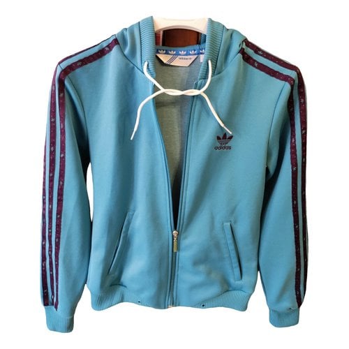 Pre-owned Adidas Originals Sweatshirt In Turquoise