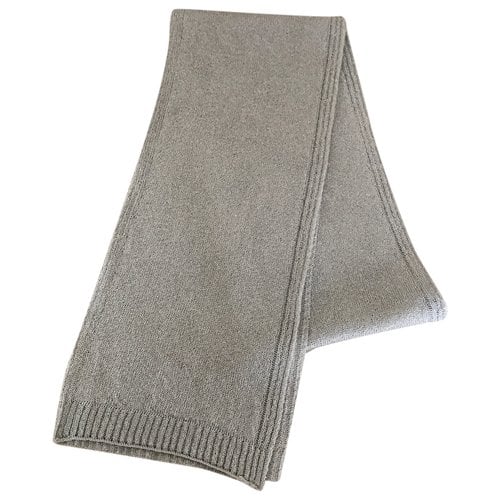 Pre-owned Longchamp Scarf In Grey