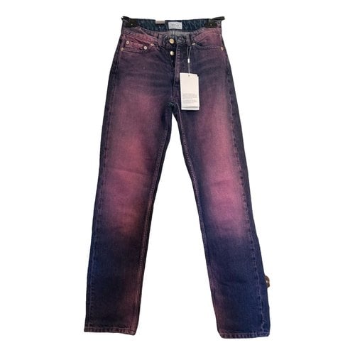 Pre-owned Eytys Slim Jeans In Purple
