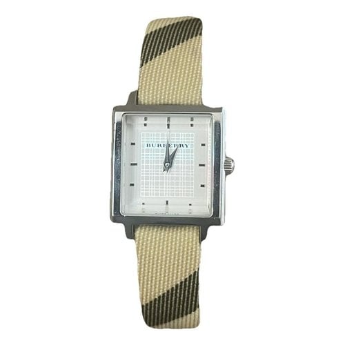 Pre-owned Burberry Watch In Camel