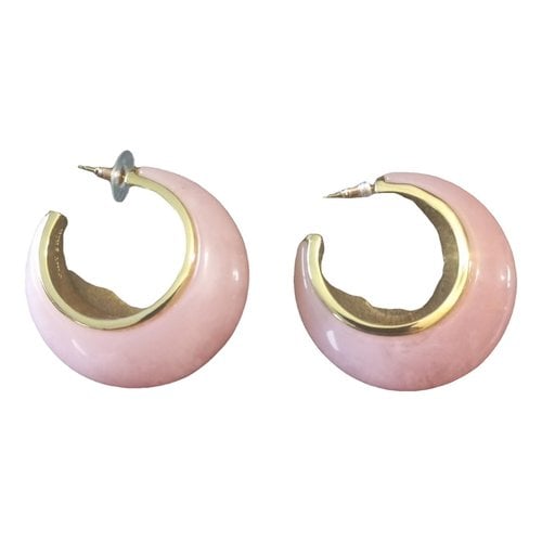 Pre-owned Cult Gaia Earrings In Pink