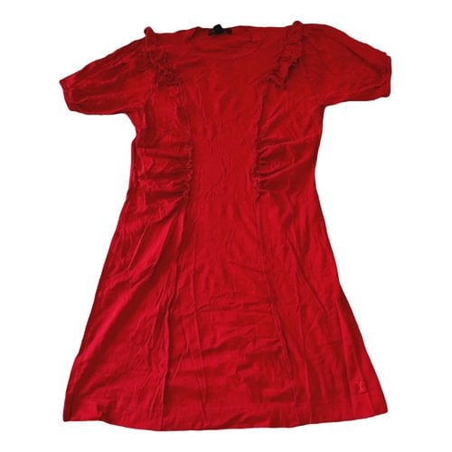 Pre-owned Louis Vuitton Mini Dress In Red