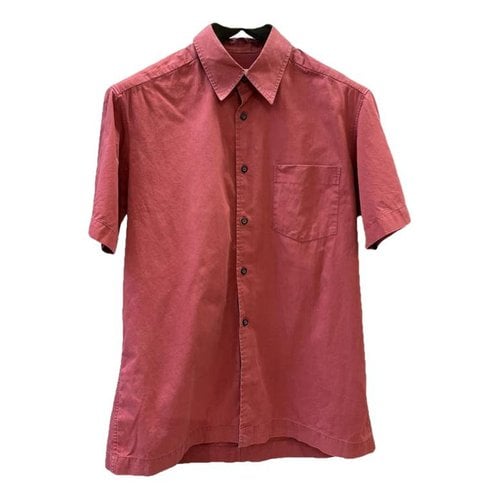 Pre-owned Dries Van Noten Shirt In Red