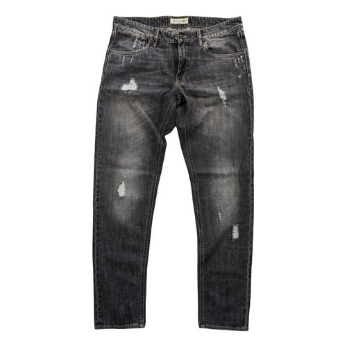 Pre-owned Siviglia Straight Jeans In Grey