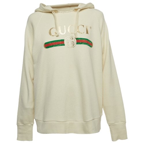 Pre-owned Gucci Sweatshirt In Ecru