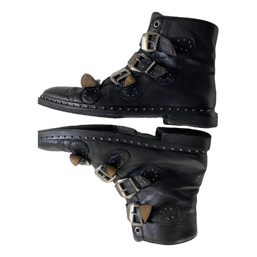 Pre-owned Melvin & Hamilton Leather Boots In Black