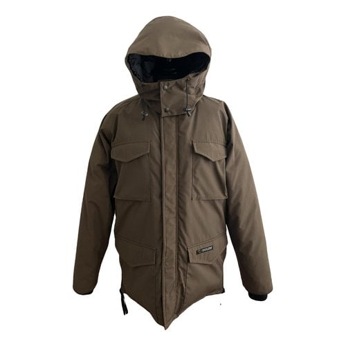 Pre-owned Canada Goose Expedition Puffer In Brown
