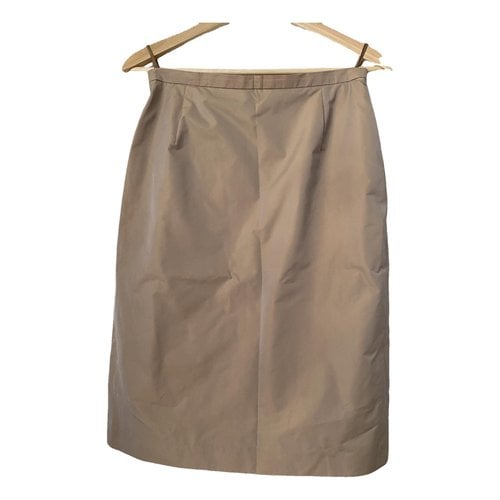 Pre-owned Cerruti 1881 Mid-length Skirt In Beige