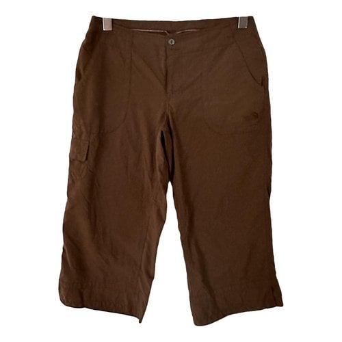Pre-owned The North Face Trousers In Brown