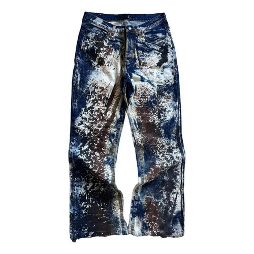 Pre-owned Just Cavalli Straight Jeans In Blue