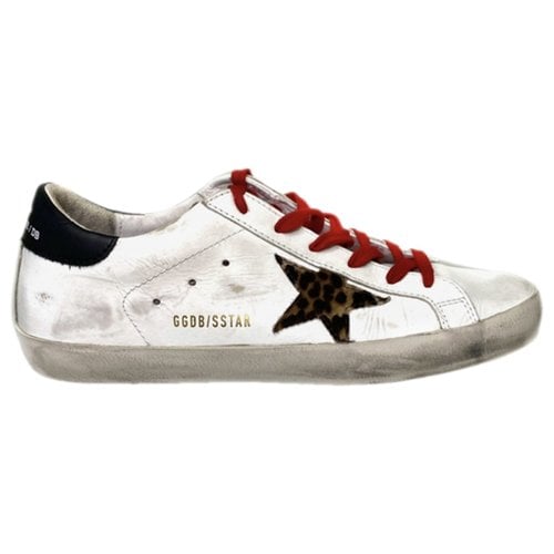 Pre-owned Golden Goose Leather Boots In White