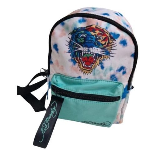 Pre-owned Ed Hardy Backpack In Multicolour