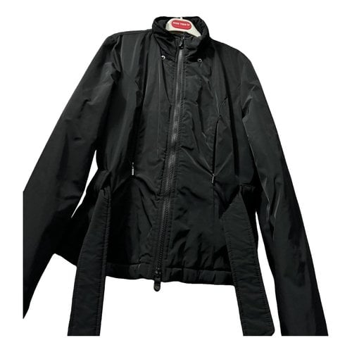 Pre-owned Refrigiwear Trench Coat In Black