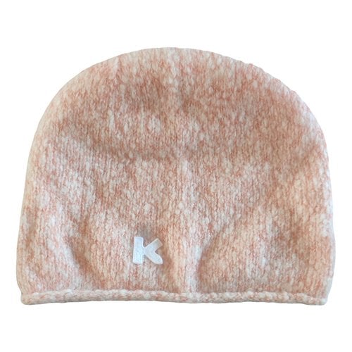 Pre-owned Kenzo Cashmere Beanie In Beige