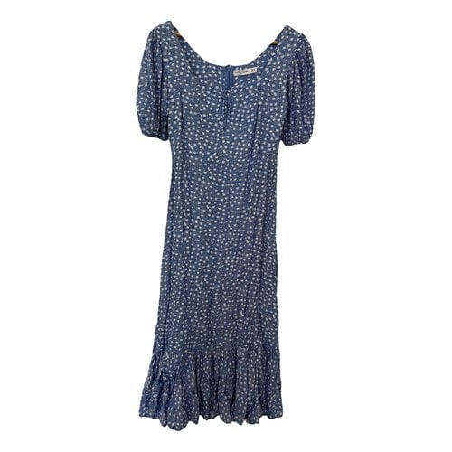 Pre-owned Faithfull The Brand Maxi Dress In Blue