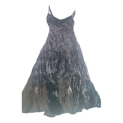Pre-owned Sandro Mid-length Dress In Brown