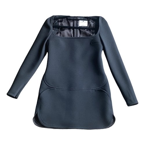 Pre-owned Courrèges Mini Dress In Black