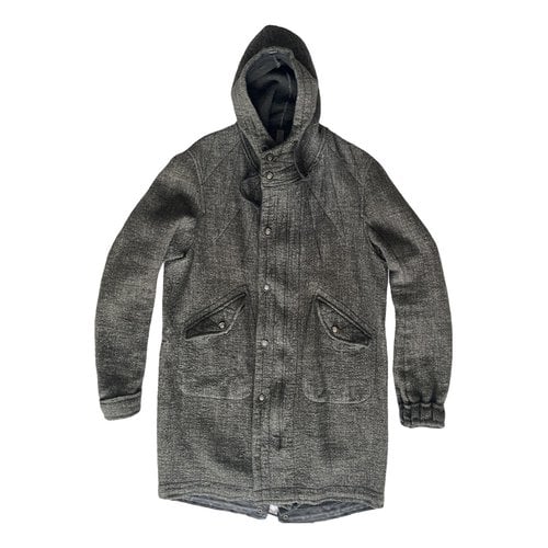 Pre-owned Isaac Sellam Wool Coat In Grey