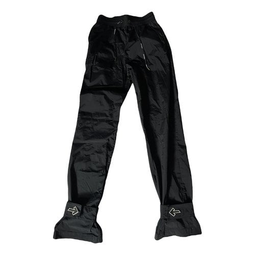 Pre-owned Off White X Vlone Carot Pants In Black