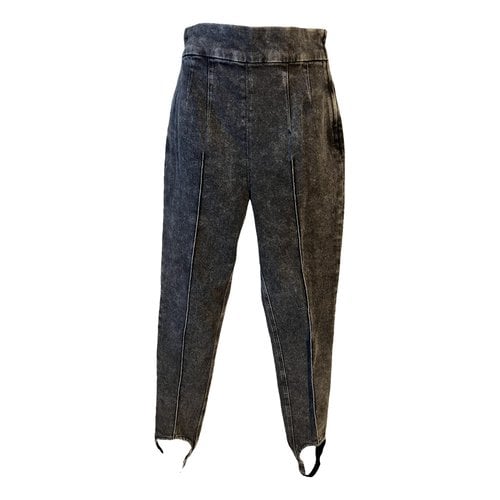 Pre-owned Isabel Marant Slim Jeans In Grey