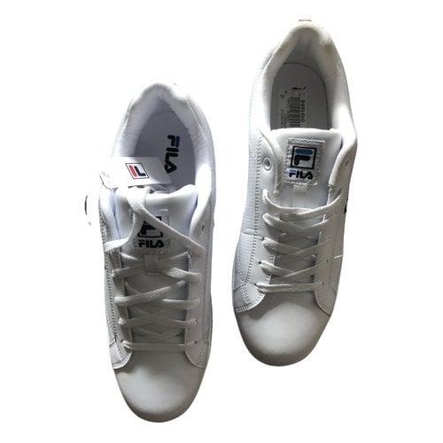 Pre-owned Fila Low Trainers In White