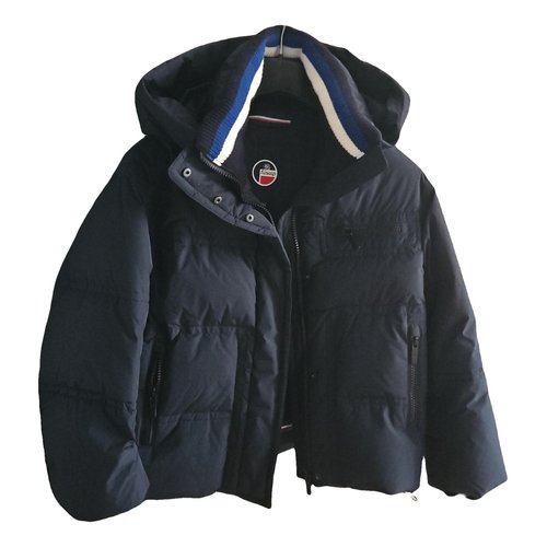 Pre-owned Fusalp Puffer In Navy