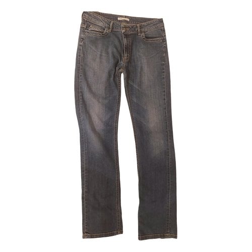 Pre-owned Maje Bootcut Jeans In Blue