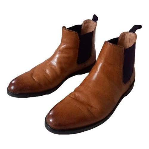 Pre-owned Melvin & Hamilton Leather Boots In Brown