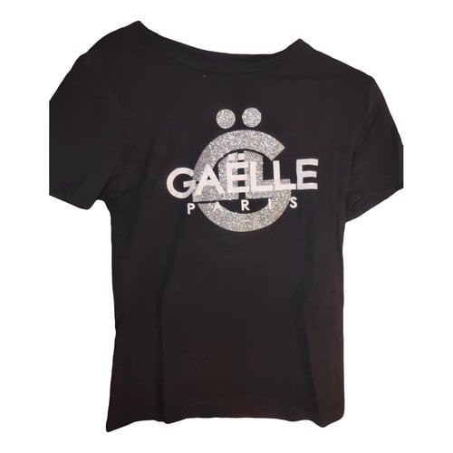 Pre-owned Gaelle Paris T-shirt In Black