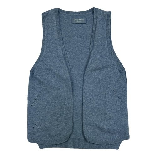 Pre-owned Zadig & Voltaire Cashmere Vest In Blue