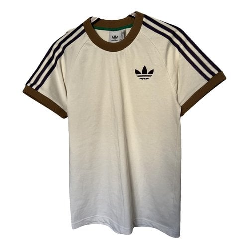 Pre-owned Adidas Originals T-shirt In Ecru