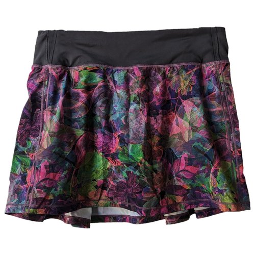 Pre-owned Lululemon Mini Skirt In Multicolour