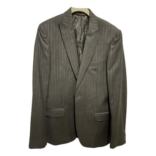 Pre-owned D&g Wool Vest In Grey