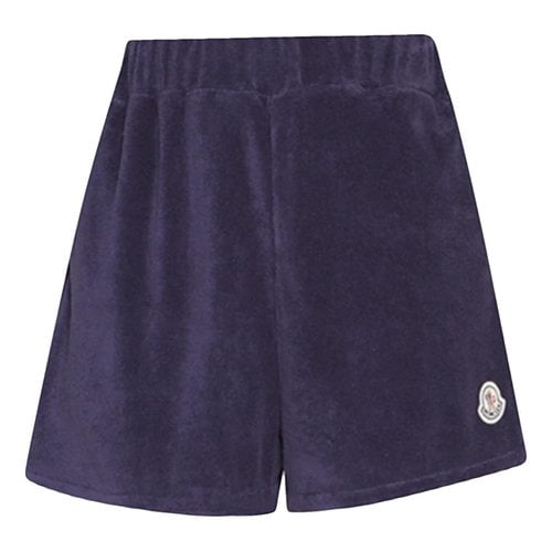 Pre-owned Moncler Shorts In Navy