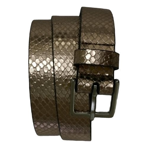 Pre-owned Paul Smith Leather Belt In Gold