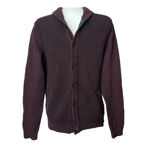 Pre-owned Ted Baker Knitwear & Sweatshirt In Burgundy